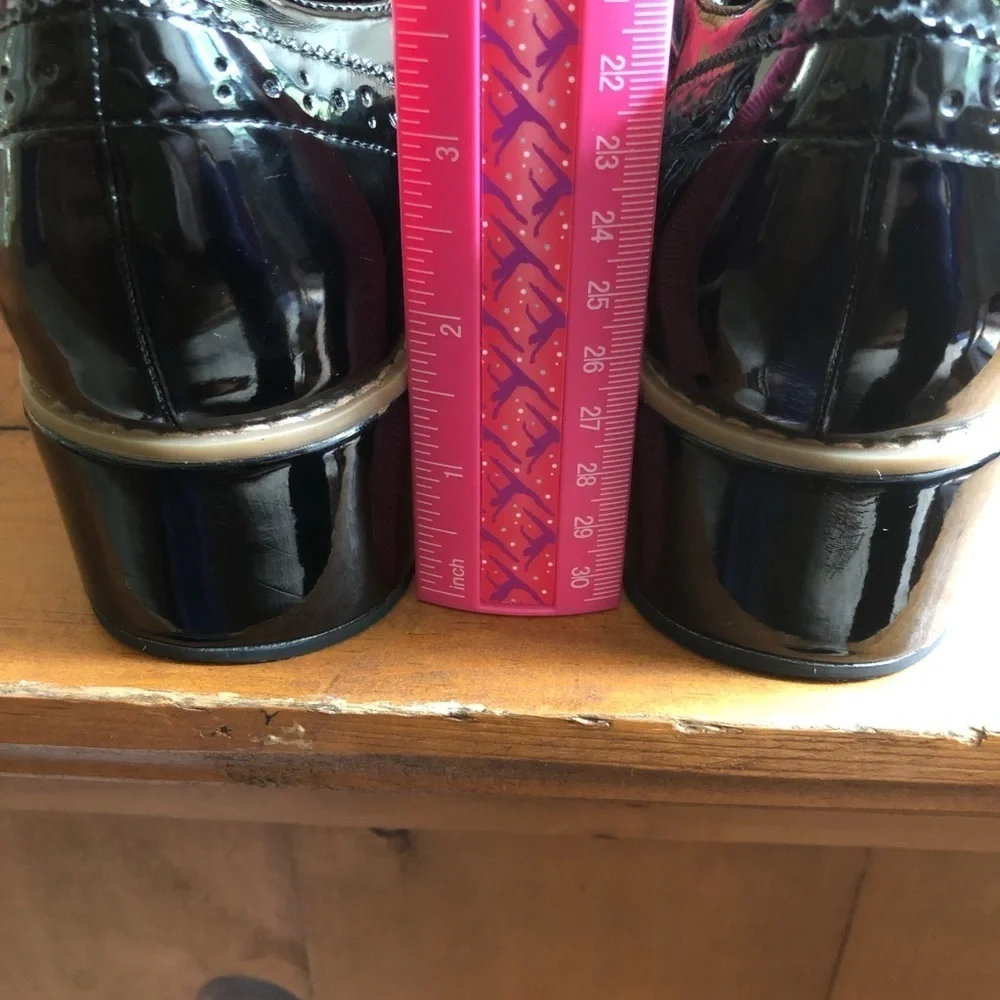 ASOS Macaroon patent leather flatforms